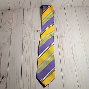 Robert Jensen Colorful Silk Tie New